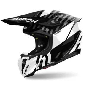 Casca - AIROH Airoh Twist 3 Thunder Helmet Black White