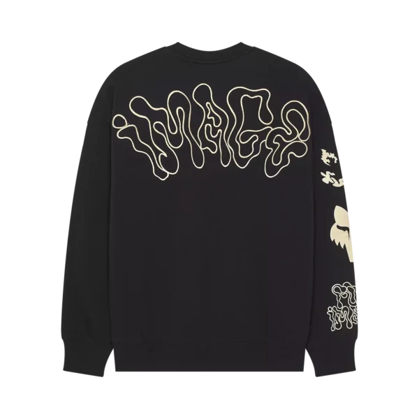 HELLO FUTURE OVERSIZED FLC CREW [BLK]