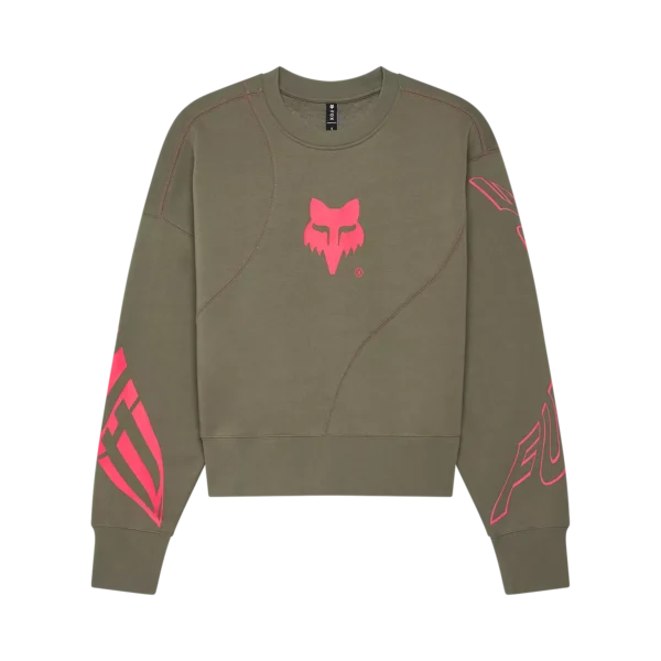 W ELEVATED OVERSIZED FLC CREW [ADB]