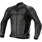 Geaca de piele sport ALPINESTARS GP FORCE 56 Negru/Negru