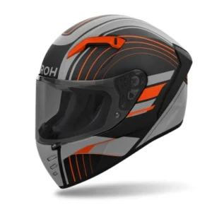 Casca – Airoh Connor Achieve Helmet Orange Matt