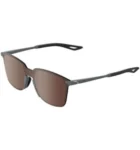 LEATT LEGERE SQUARE - Soft Tact Cool Gray - HiPER Crimson Silver Mirror Lens
