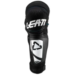 LEATT KNEE & SHIN GUARD 3DF HYBRID EXT WHT/BLACK