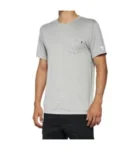 100% MISSION Athletic Short Sleeve Tee Heather Grey