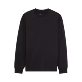 WORDMARK OVERSIZED LS TEE [BLK]