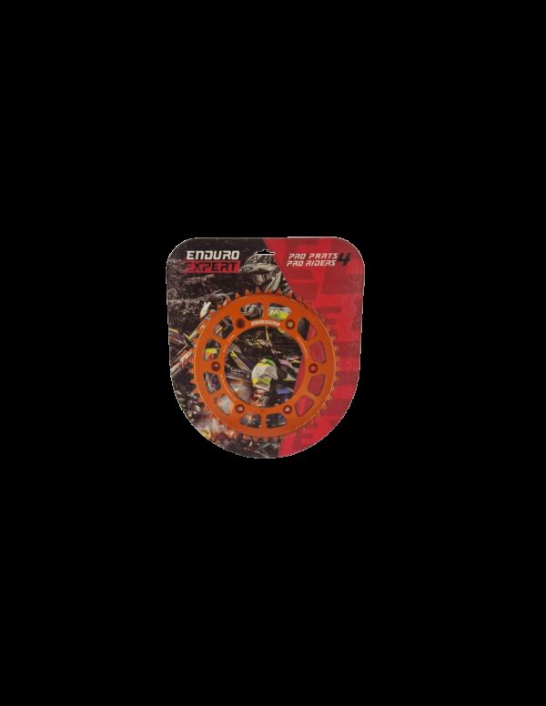 Pinion spate KTM / Husqvarna / Husaberg '90-'24 Aluminiu RACING orange (45 dinti) JTR897.45 Enduro Expert 89745ROEE