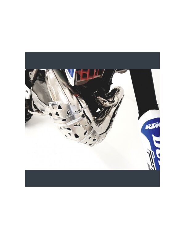 Scut motor cu protectie rezonator KTM EXC 250/300 '07-'16/ Husqvarna TE 250/300 '14-'16/ Husaberg TE 250/300 '10-'14 P-Tech PK00