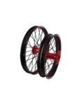 Set roti enduro Gas Gas EC 250/300 '21-'23 21"x1.60 ax 22mm/ 18"x2.15 ax 20mm red hub Enduro Expert SRE2118RDEE