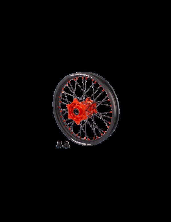 Set roti enduro KTM/Husqvarna 21"x1.60 ax 22mm / 18"x2.15 ax 20mm orange hub Enduro Expert SRE2118OREE