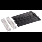 Set spite roata fata KTM 21'' (36 buc.) negre 4x229 mm Enduro Expert 2263521BK
