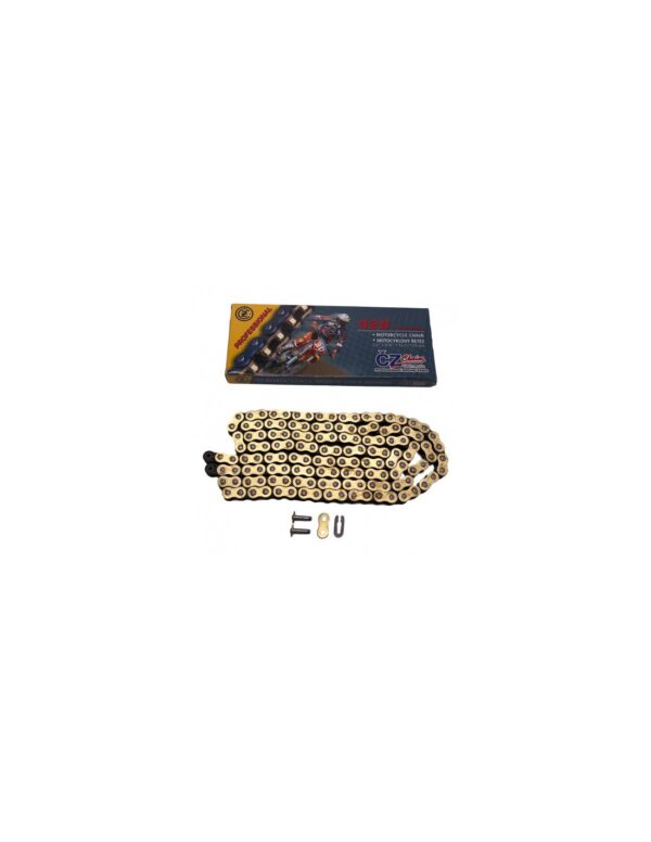 Lant transmisie CZ 428 MX Gold Professional (140 zale) fara O-Ring CZ428MXGOLD-140