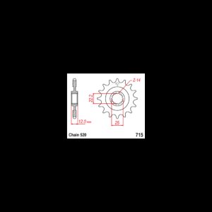 pinion-fata-gas-gas-ec-200-450-99-19-rieju-mr200-300-21-24-12-dinti-jtf71512-enduro-expert-71512ee