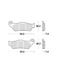 Placute frana fata KTM SX/EXC '92-'25 sinterizate (77713030000/ 77013020000/ 50313030200/ 50313030100) Enduro Expert EE02425
