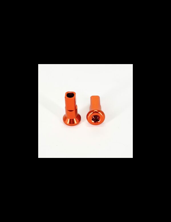Set nipluri aluminiu spite (36 buc.) portocaliu Enduro Expert EE7075OR