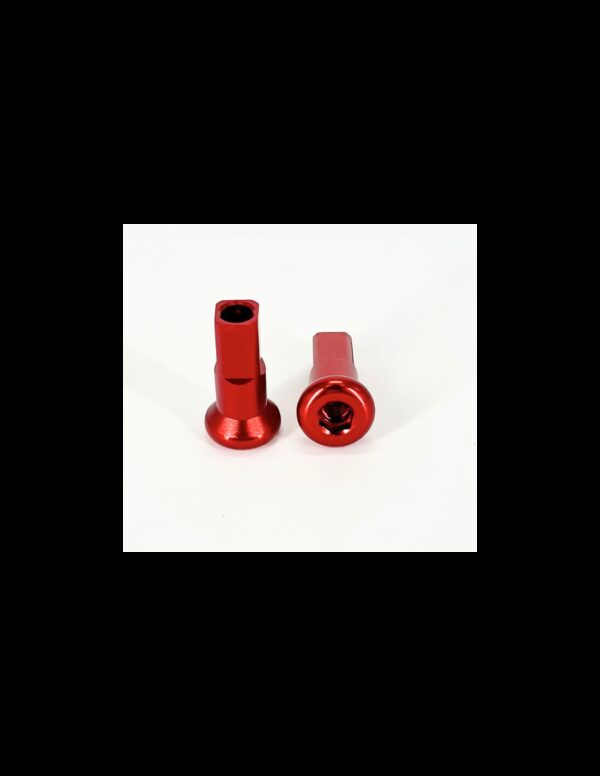 Set nipluri aluminiu spite (36 buc.) rosu Enduro Expert EE7075RD