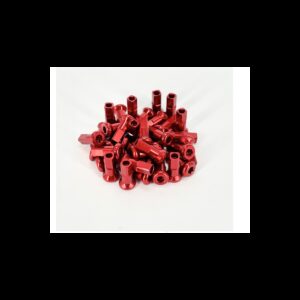 Set nipluri aluminiu spite (36 buc.) rosu Enduro Expert EE7075RD