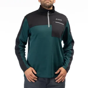 Glacier 1/4 Zip Dark Sea - Black