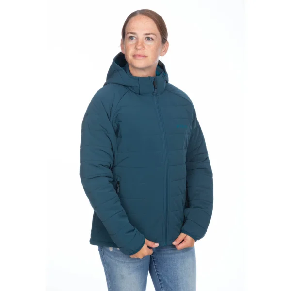 Waverly Stretch Insulated Hooded Jacket Reflecting Pond