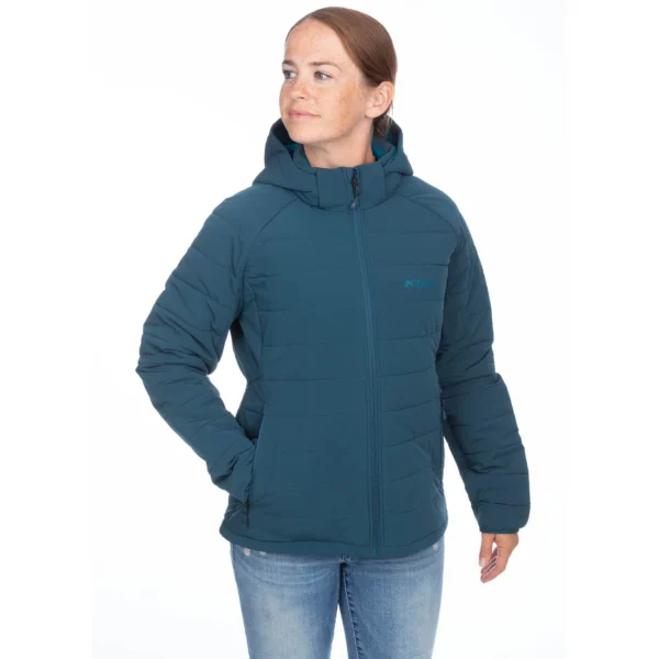 Waverly Stretch Insulated Hooded Jacket Reflecting Pond