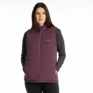 Waverly Stretch Insulated Vest Italian Plum