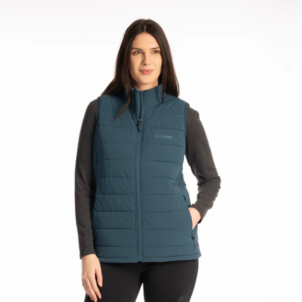 Waverly Stretch Insulated Vest Reflecting Pond