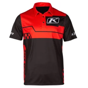 Launch Polo Fiery Red - Black