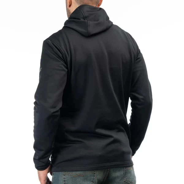 Boulder Stretch Down Hybrid Hoodie Black