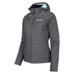 Waverly Jacket Asphalt - Crystal Blue