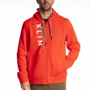 Barracks Hoodie Fiery Red - White