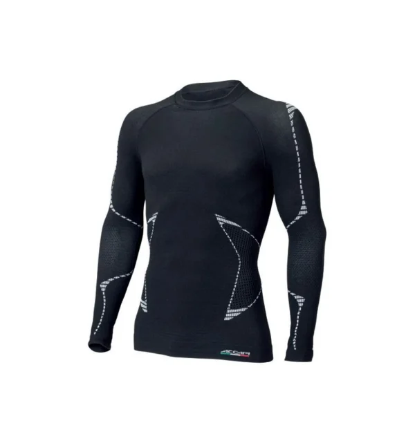 Accapi Men's L.S Shirt BIKER - Black/White