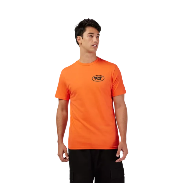 FOX WING SS PREM TEE [BLD ORG]