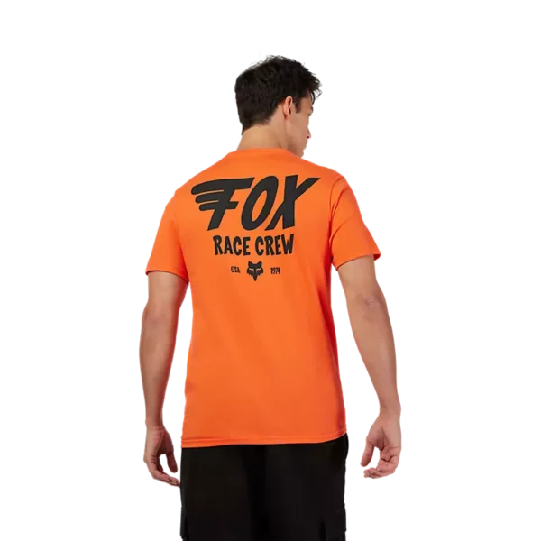 FOX WING SS PREM TEE [BLD ORG]