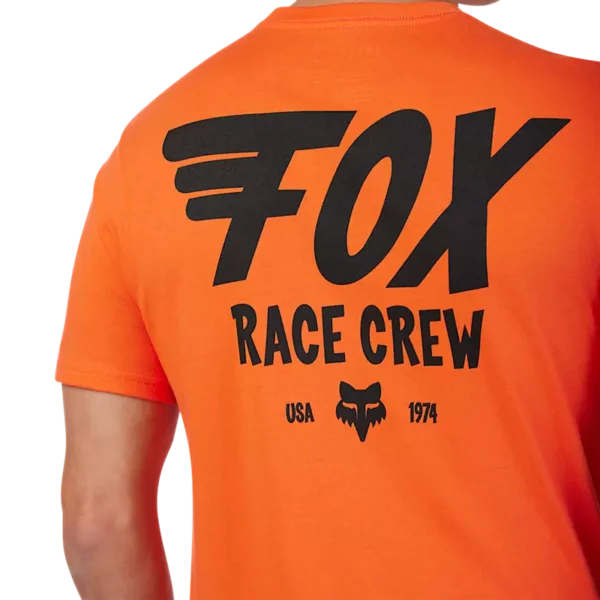 FOX WING SS PREM TEE [BLD ORG]