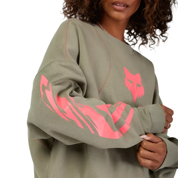 W ELEVATED OVERSIZED FLC CREW [ADB]