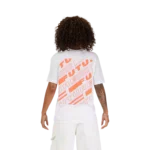 W ELEVATED SS TEE [WHT]