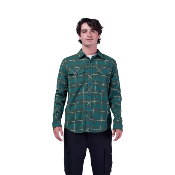 SURVIVALIST STRETCH FLANNEL LS [DRK SGE]
