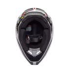 FOX YTH V1 GOAT STRAFER HELMET [BLK]