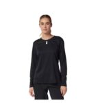 FOX W DEFEND LS JERSEY [BLK]