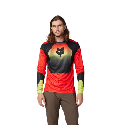 FOX RANGER LS JERSEY REVISE [RD/YLW]