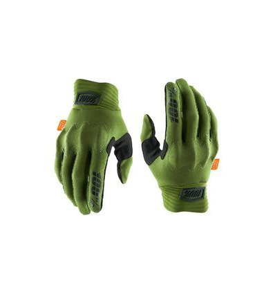 Manusi - 100% COGNITO Army Green/Black Gloves