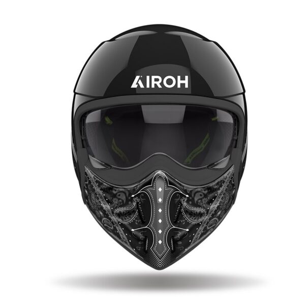 AIROH J 110 PAESLY BLACK GLOSS