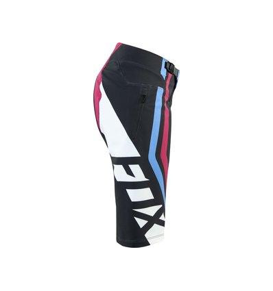 Pantalon scurt - FOX MTB-PANT WOMENS FLEXAIR SECA SHORT BLACK/PINK
