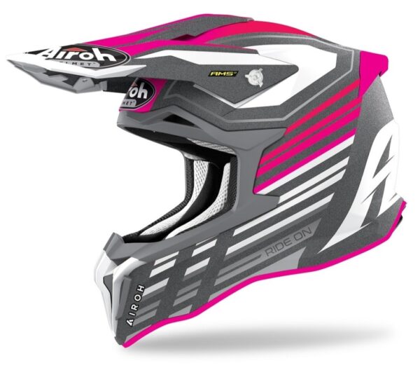 Casca - AIROH AIROH  STRYCKER SHADED PINK MATT