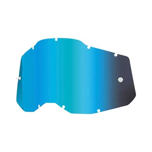 100% RC2/AC2/ST2 Replacement Lens - Mirror Blue