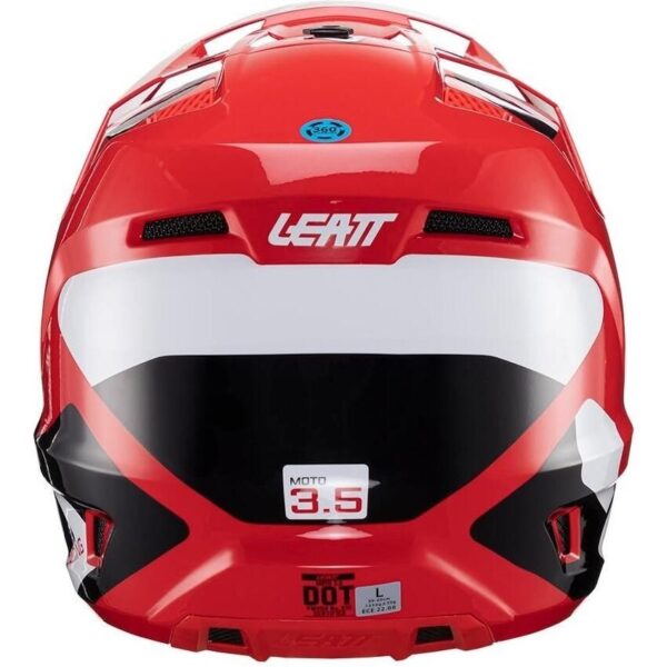 HELMET MOTO 3.5 V24 RED JUNIOR