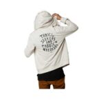 FOX NO CONTEST ZIP FLEECE [VIN WHT]