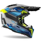 Casca - AIROH AVIATOR 3  WAVE SILVER GLOSS CHROME 2021