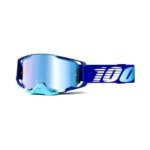 100% OCHELARI 100% ARMEGA Goggle Royal - Blue Mirror Lens