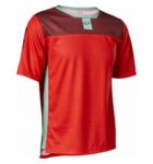 Tricou - FOX YTH DEFEND SS JERSEY [FLO RED]