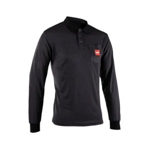Polo Shirt Team Long Black